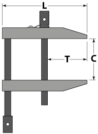 Clamp dimensions