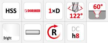 Dormer A201 HSS Centre Drills