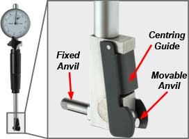 Dial Bore Gauge - close-up