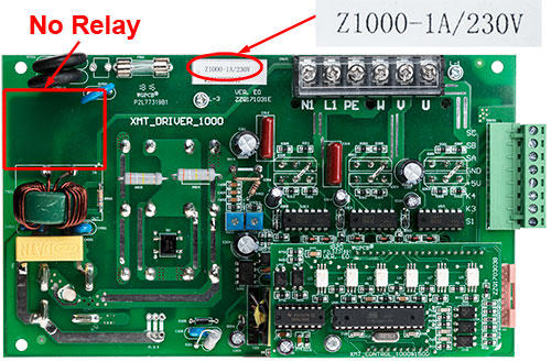 New board with NO Relay