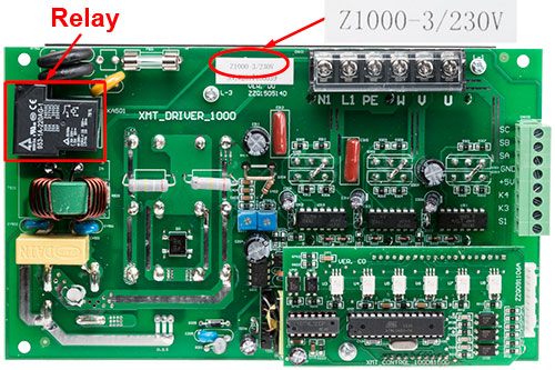 Old board with Relay