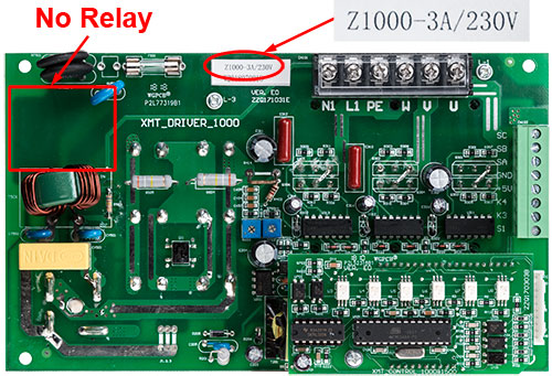 New board with NO Relay